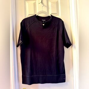 Goodman Sporting Goods-Navy, Victory V-Notch Organic Cotton Jersey. Size M